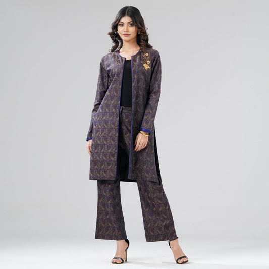 Womens Navy Two Piece Set