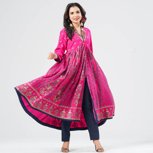 Women’s Blended Silk Two Piece Set