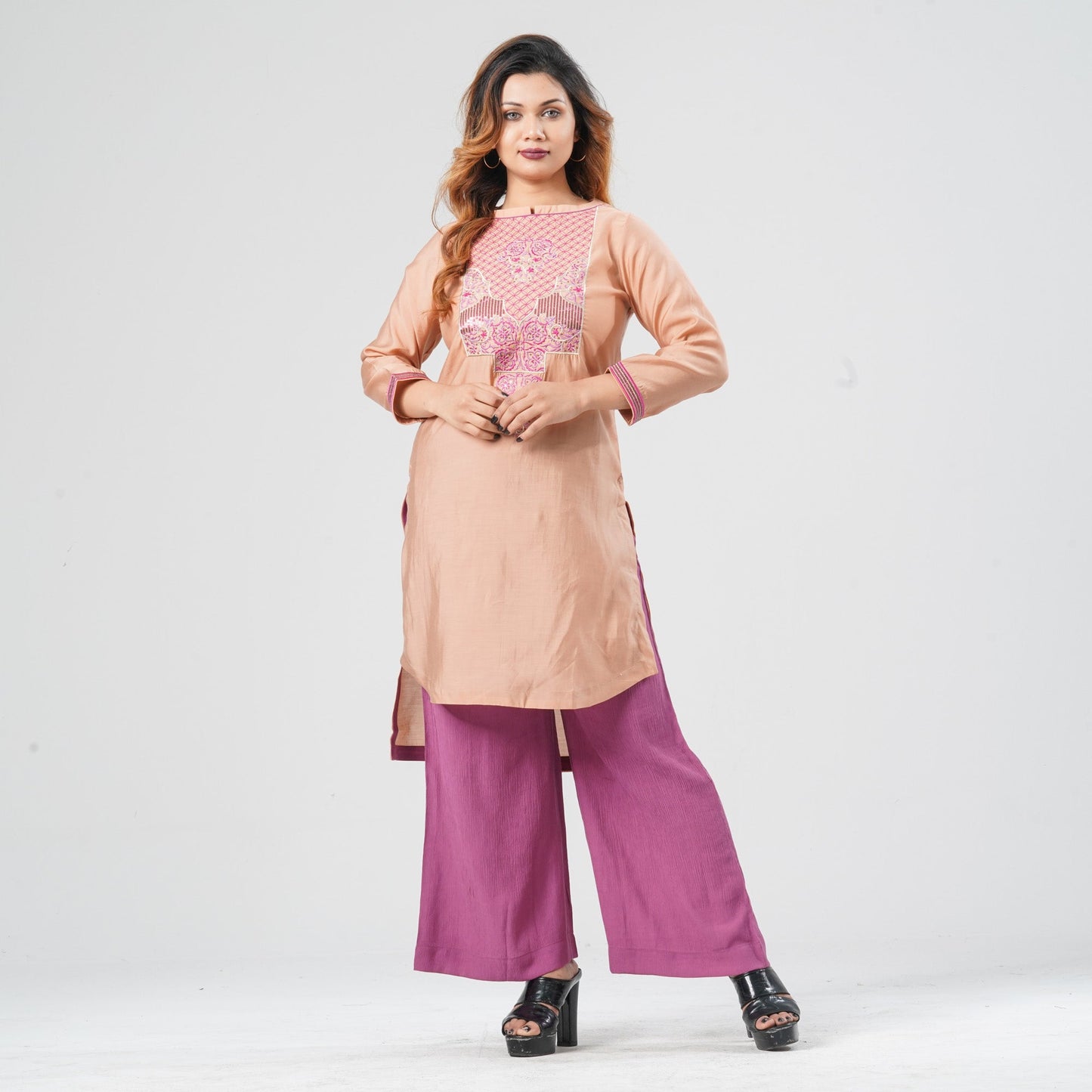 Women’s Blended Silk & Viscose Two Piece Set