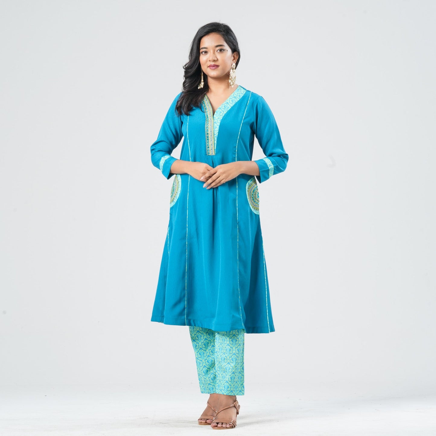 Women’s Crinkle georgette Two Piece Set