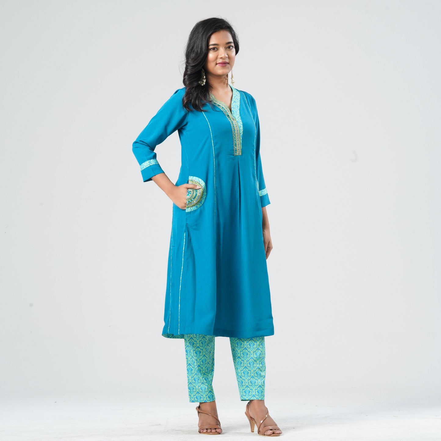 Women’s Crinkle georgette Two Piece Set