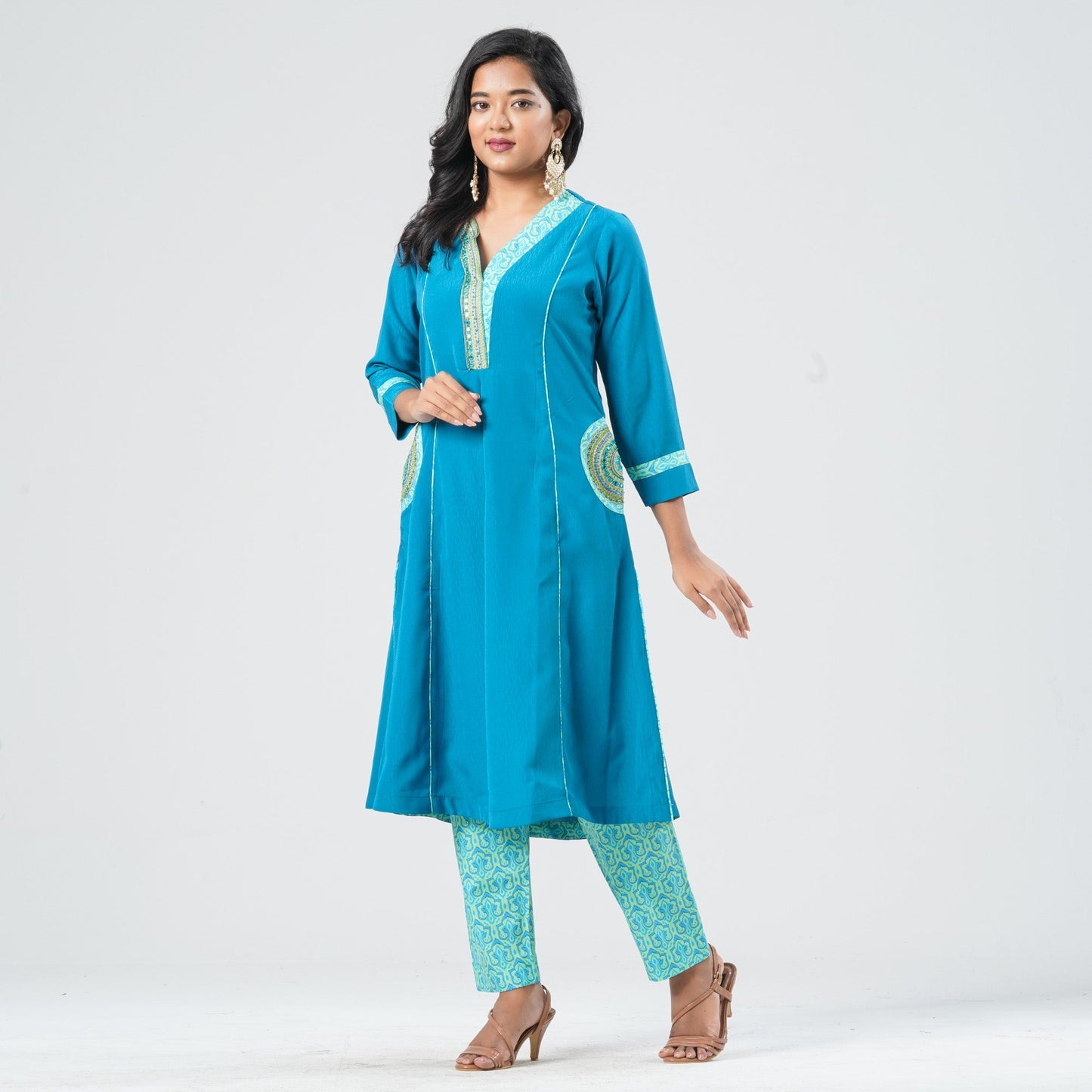 Women’s Crinkle georgette Two Piece Set