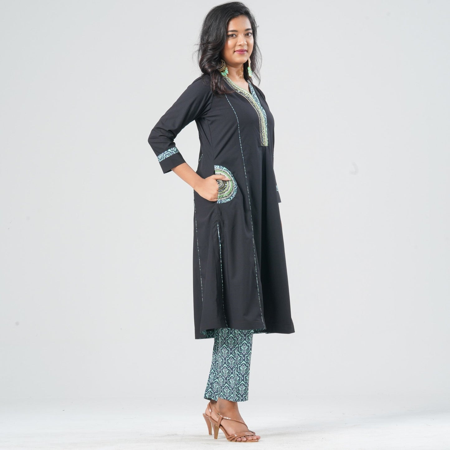 Women’s Black Two Piece Set