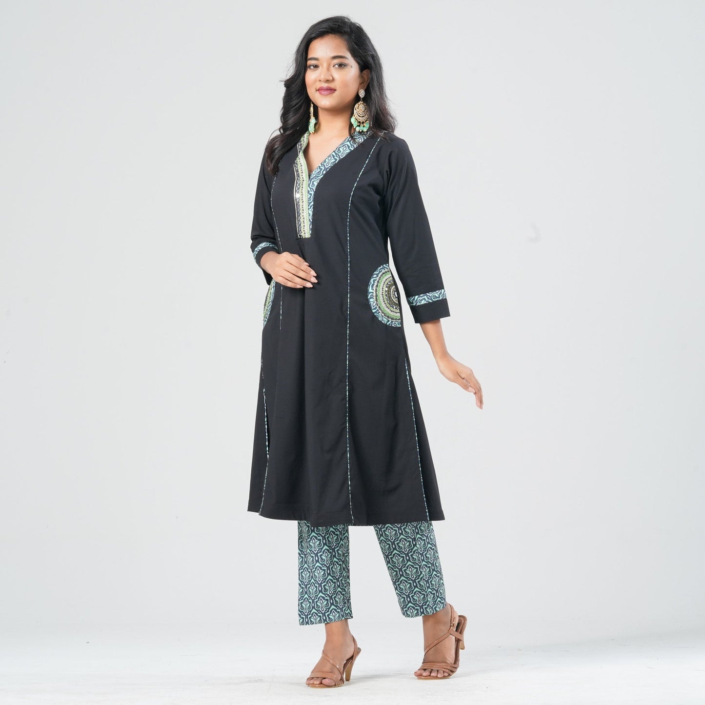 Women’s Black Two Piece Set