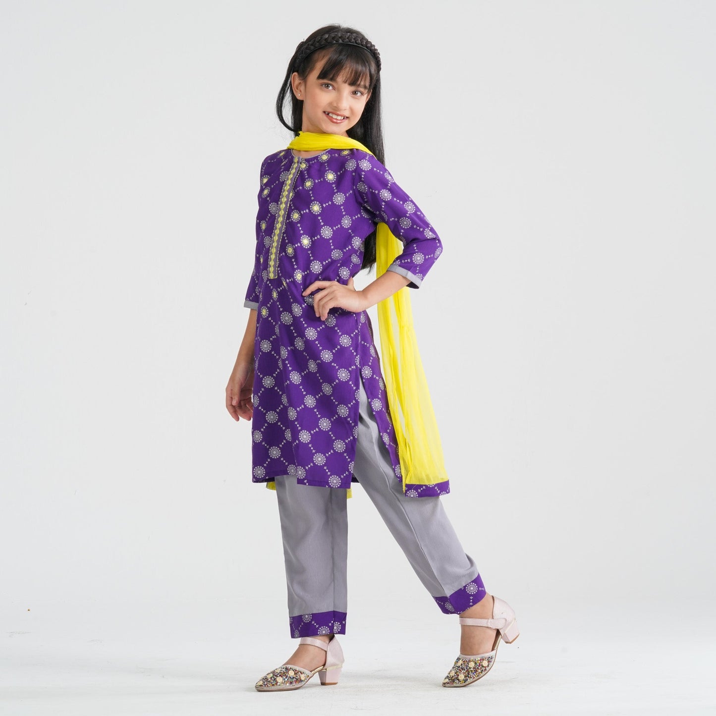 Girl’s Purple Three Piece Set