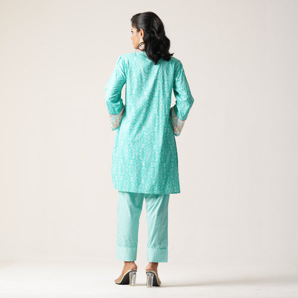 ETHNIC 3PCS-AQUA