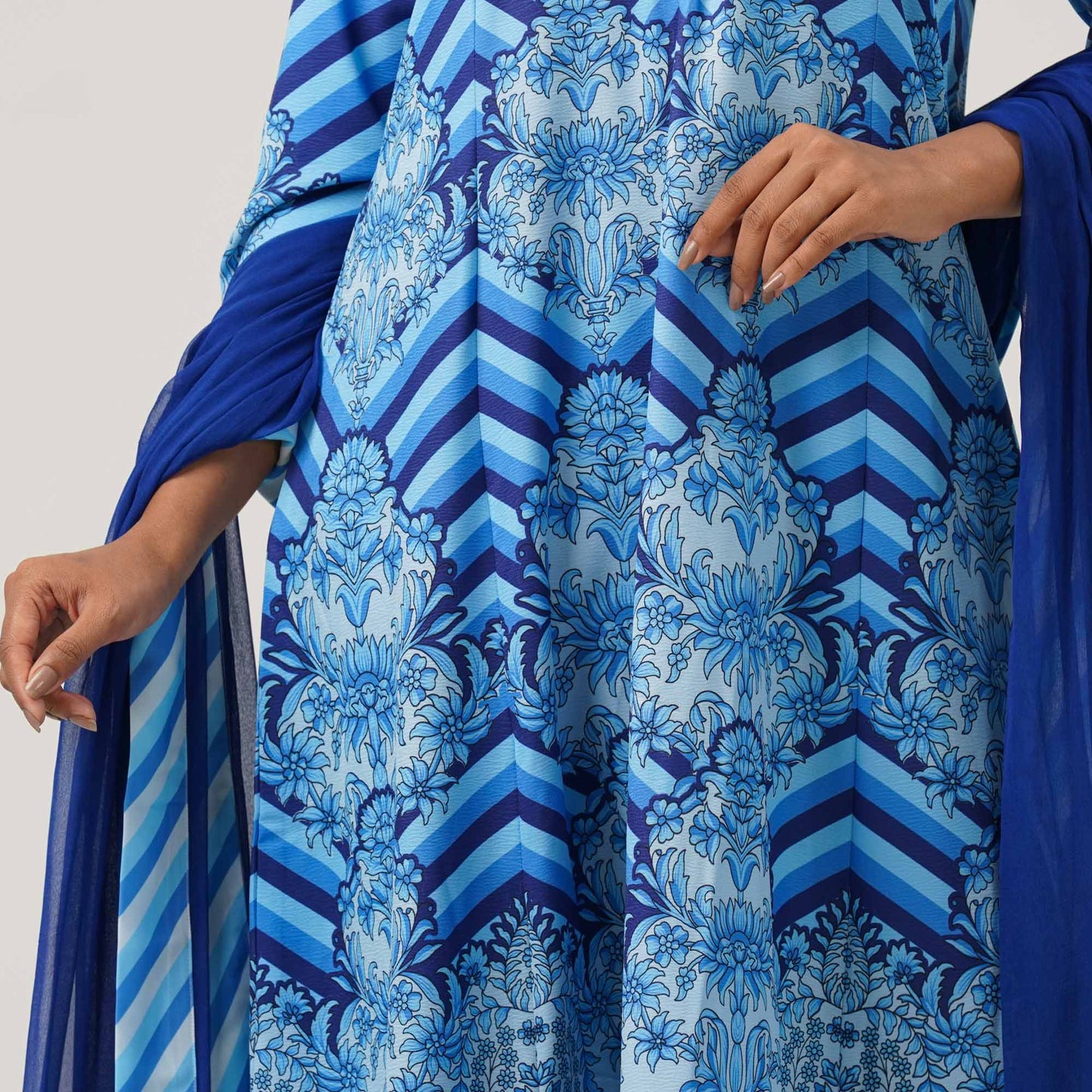 Womens Blue Three Piece