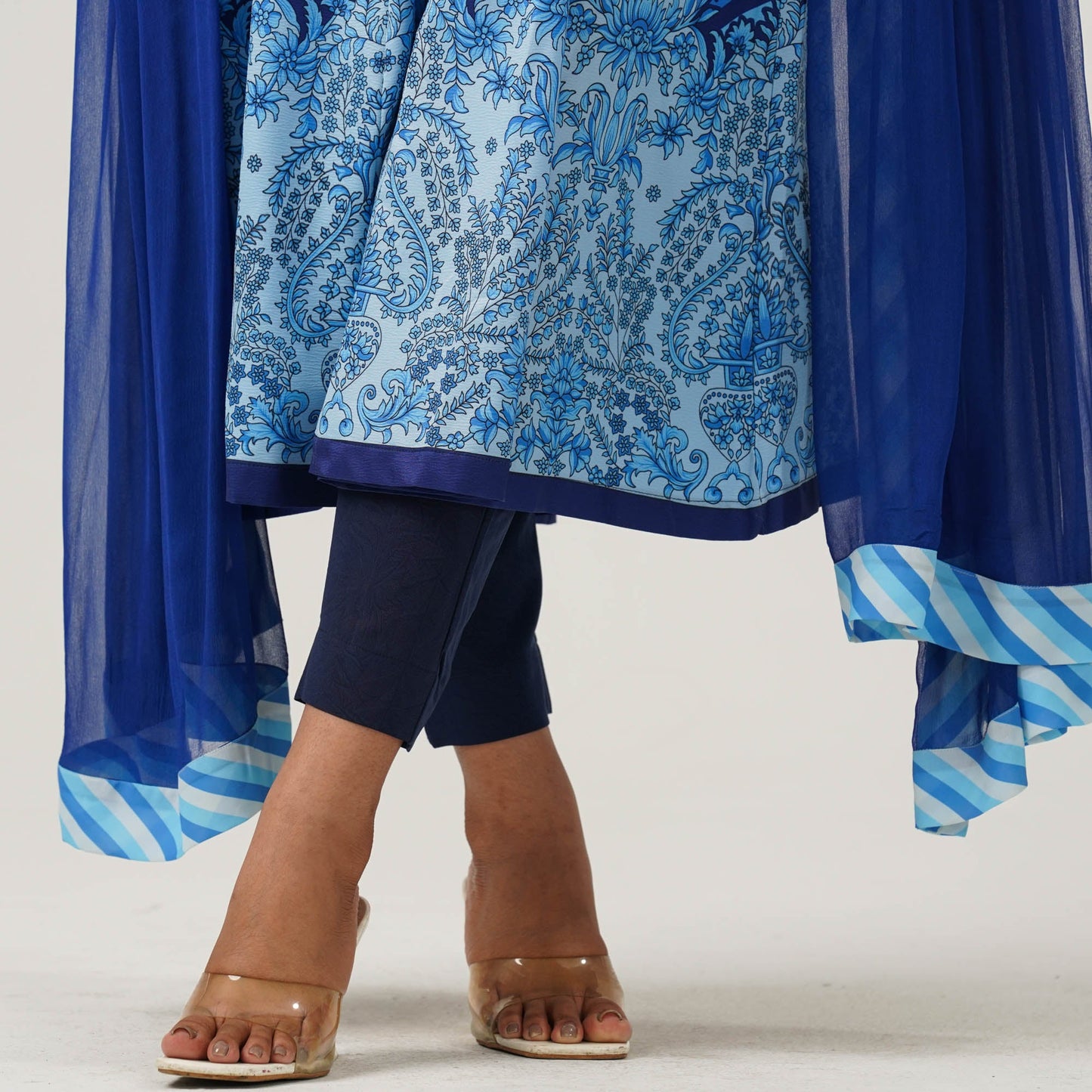 Womens Blue Three Piece