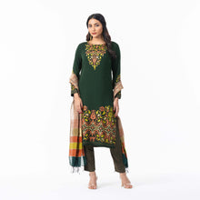 Load image into Gallery viewer, Womens Ethnic Green 3-Piece Set
