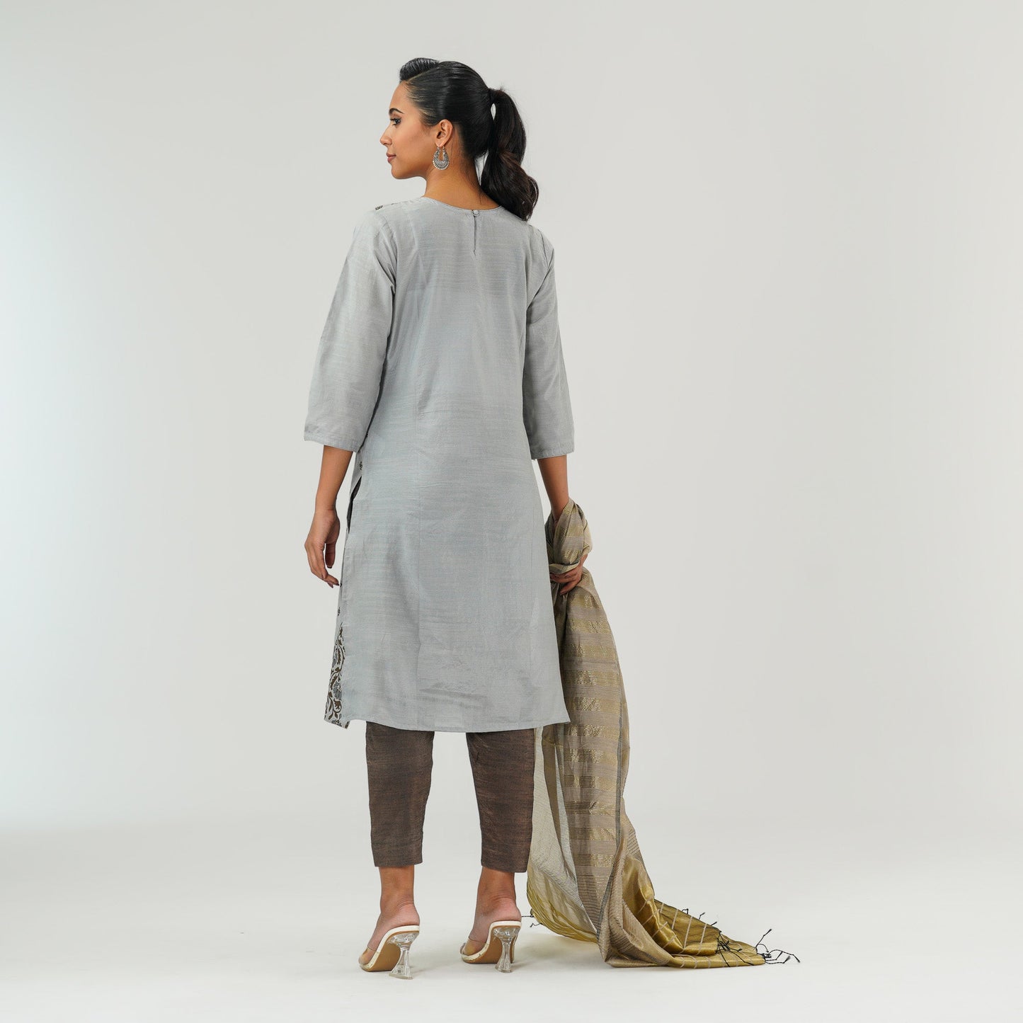 Womens Grey Three Pices Set