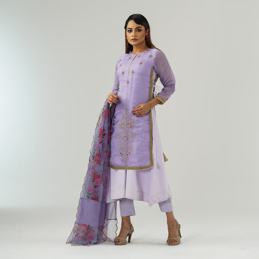 Womens Purple Three Piece Set