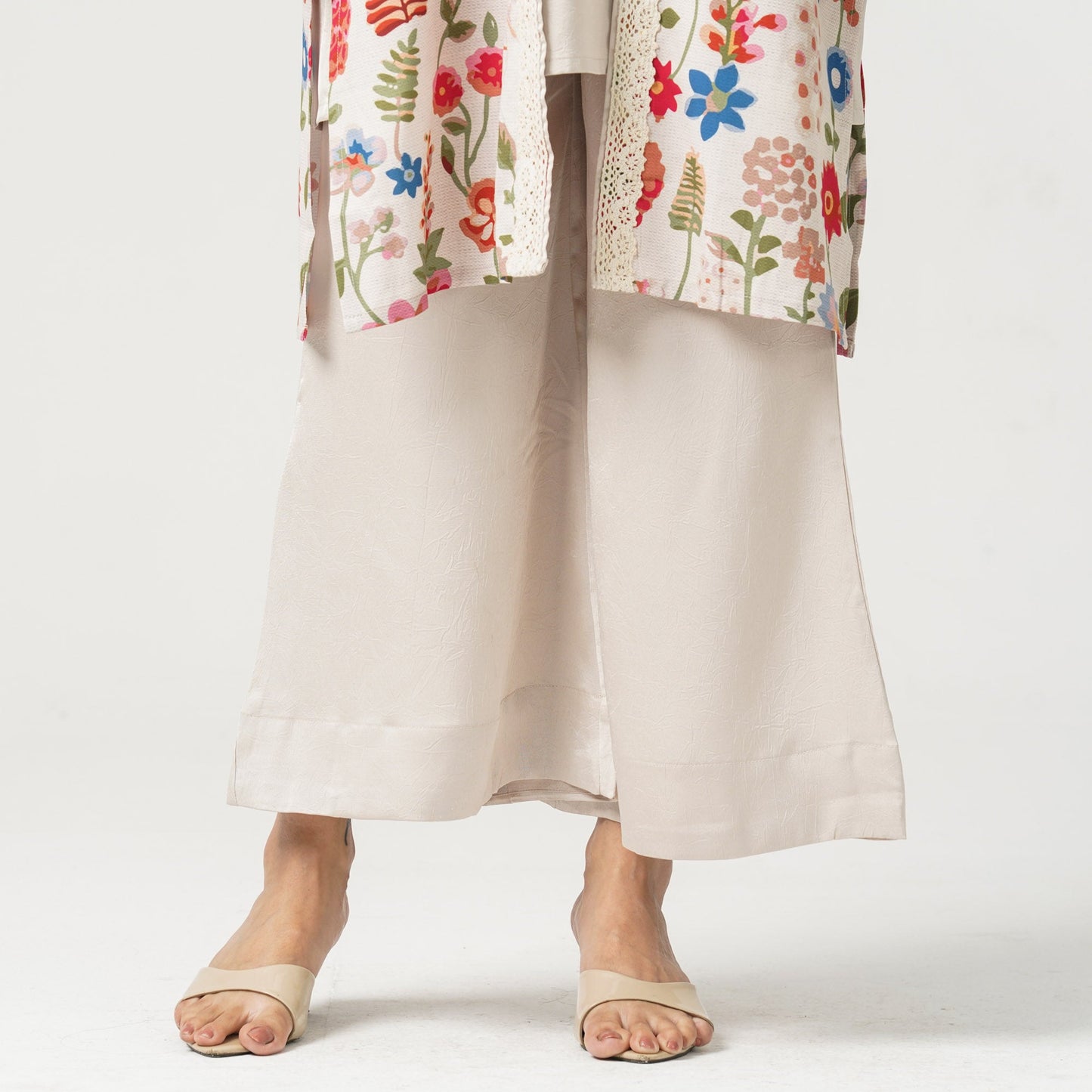 Women’s Silk Sequin Work Three Piece