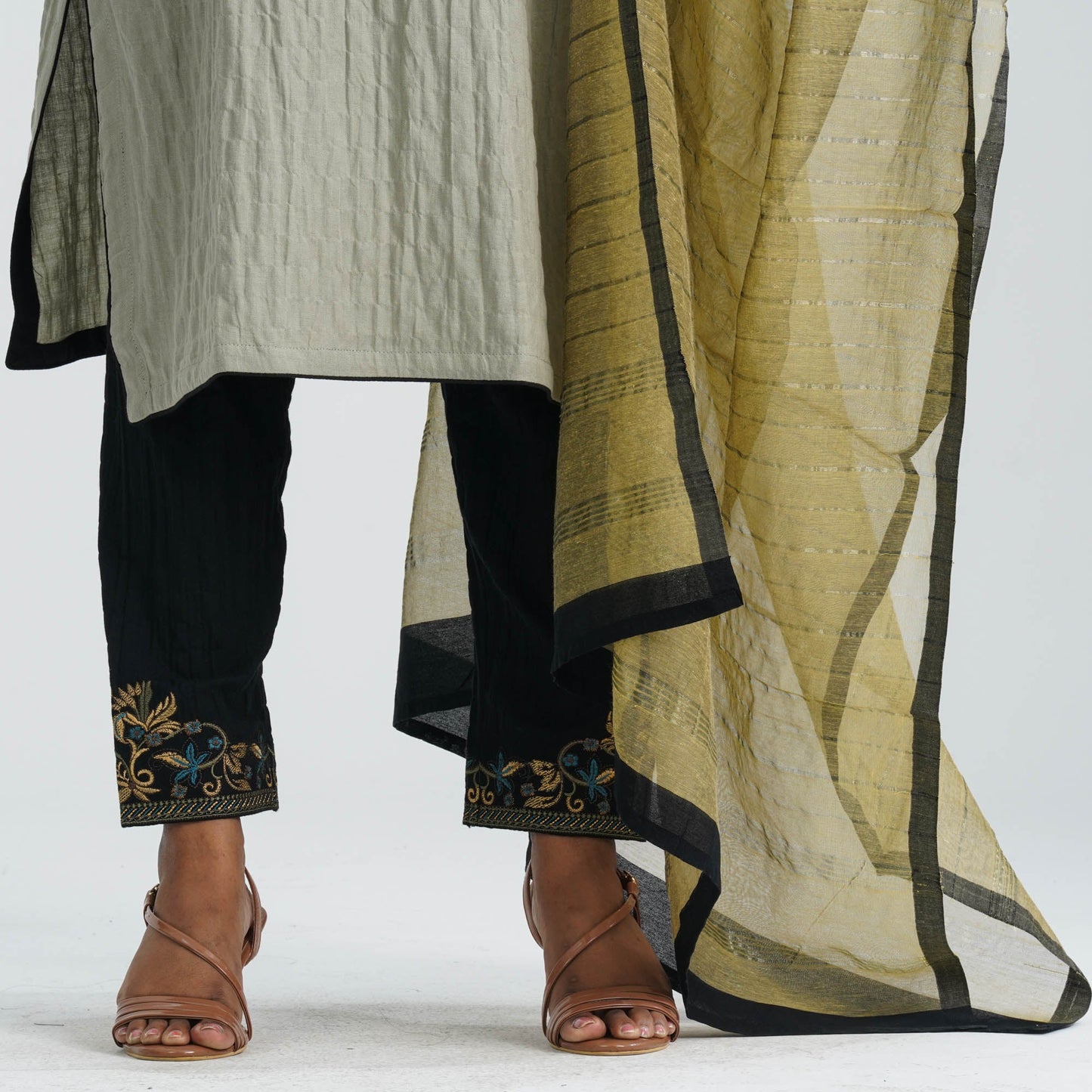 Women Cotton Three Piece Set