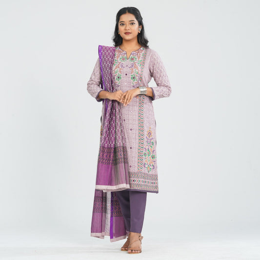 Women Cotton Three Piece Set