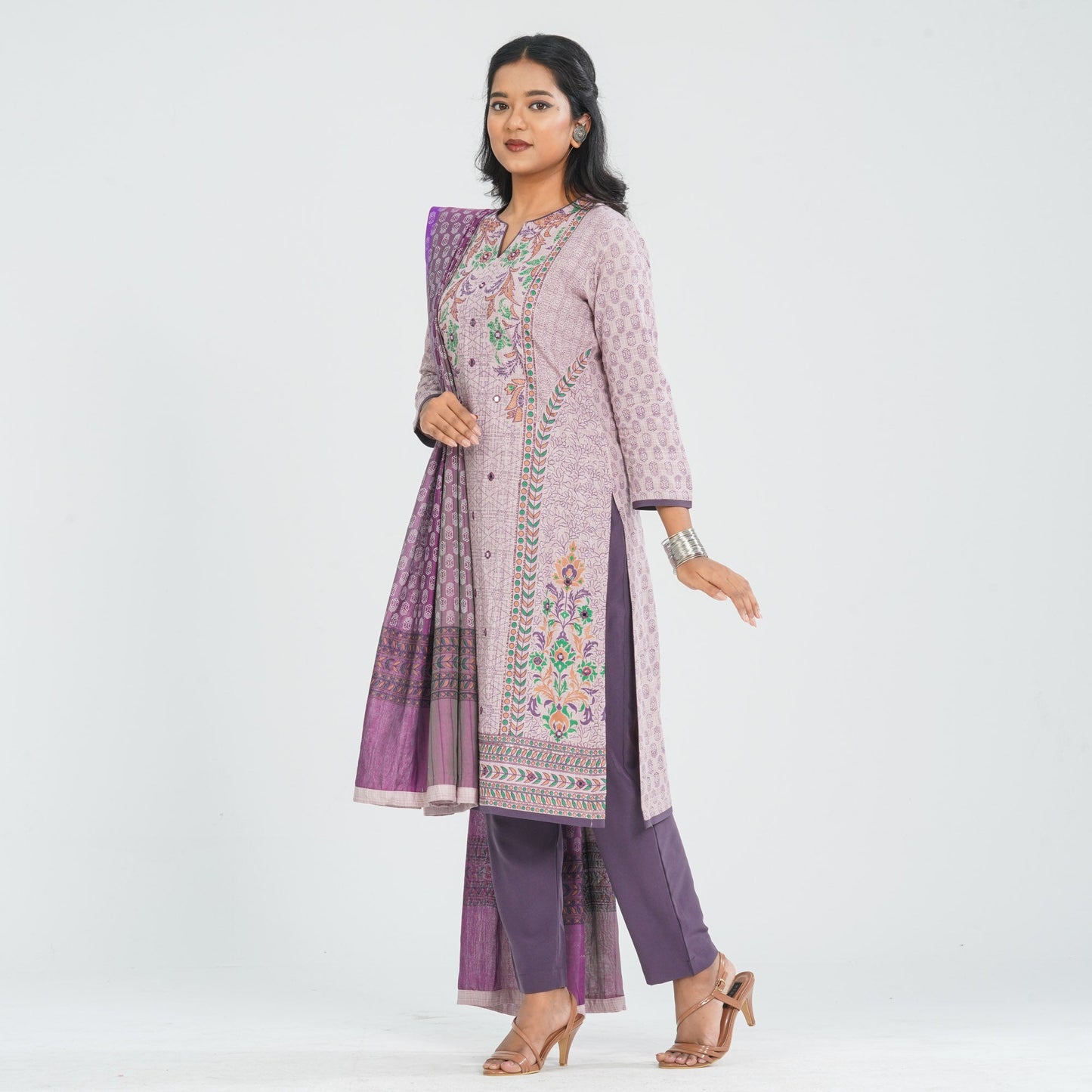 Women Cotton Three Piece Set
