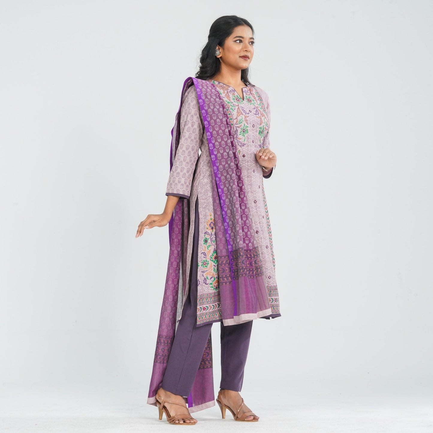 Women Cotton Three Piece Set