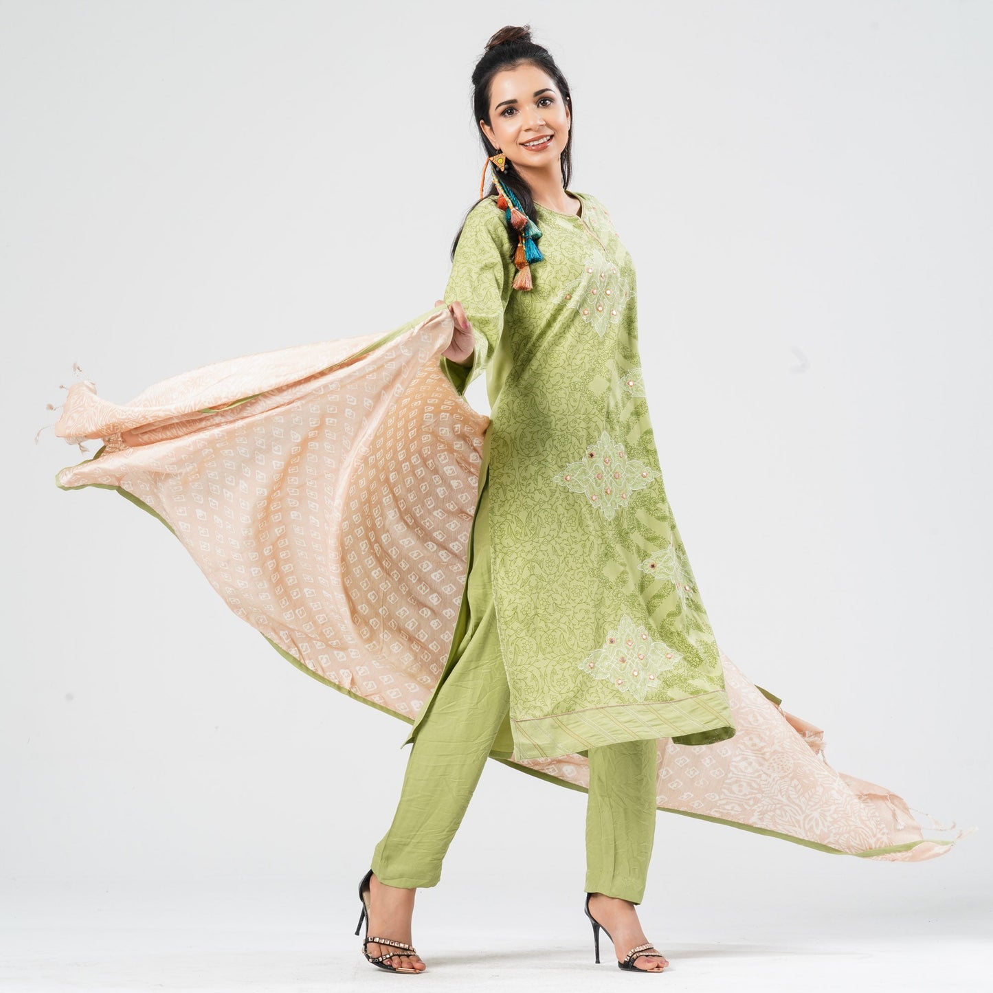 Women’s Blended Silk Three Piece Set
