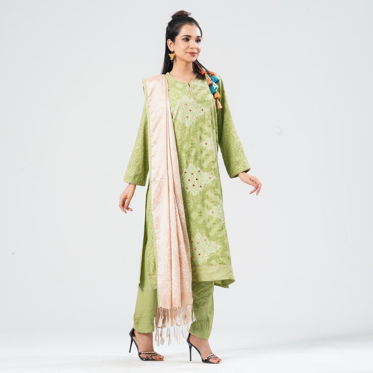 Women’s Blended Silk Three Piece Set
