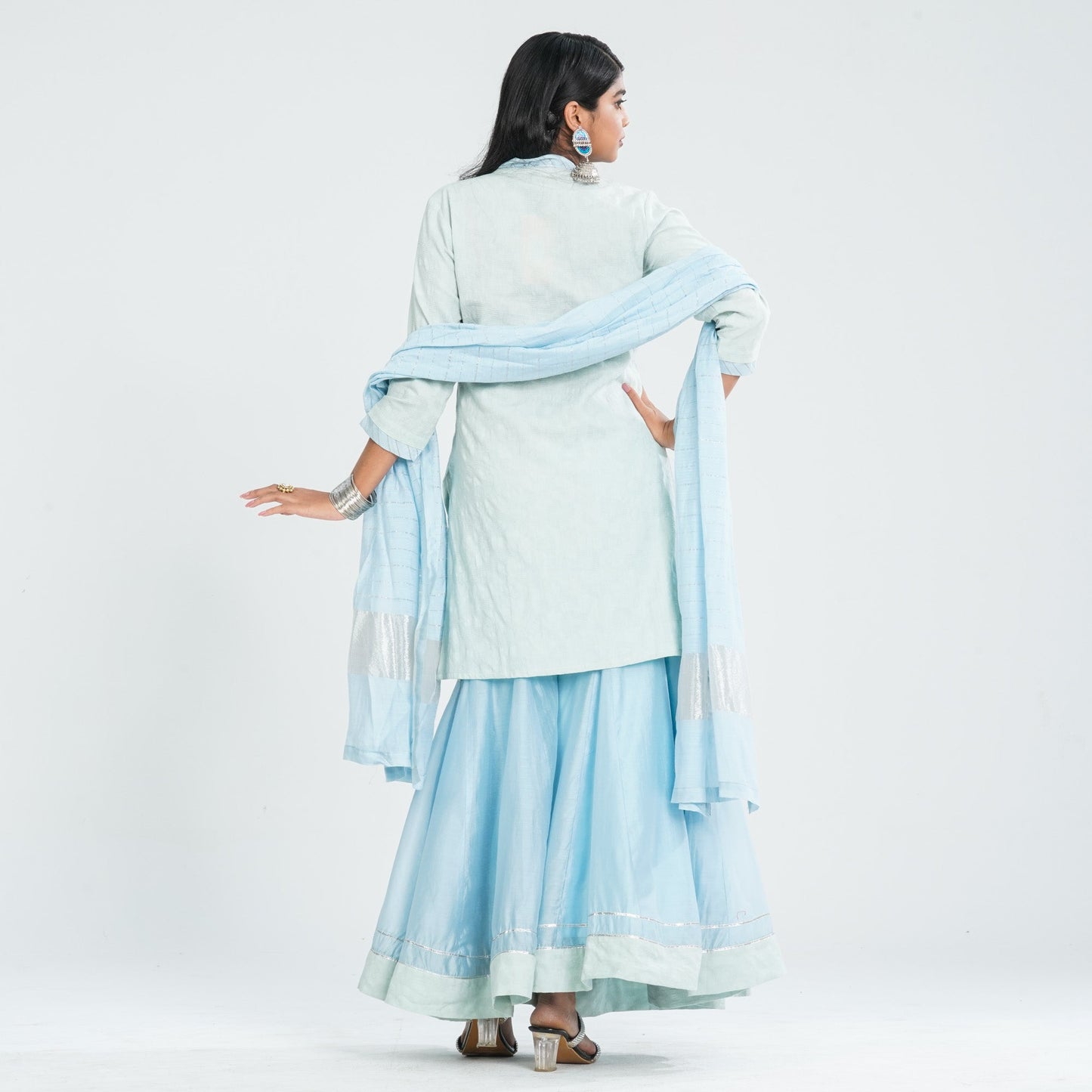 Women’s Cotton & Half Silk Three Piece Set