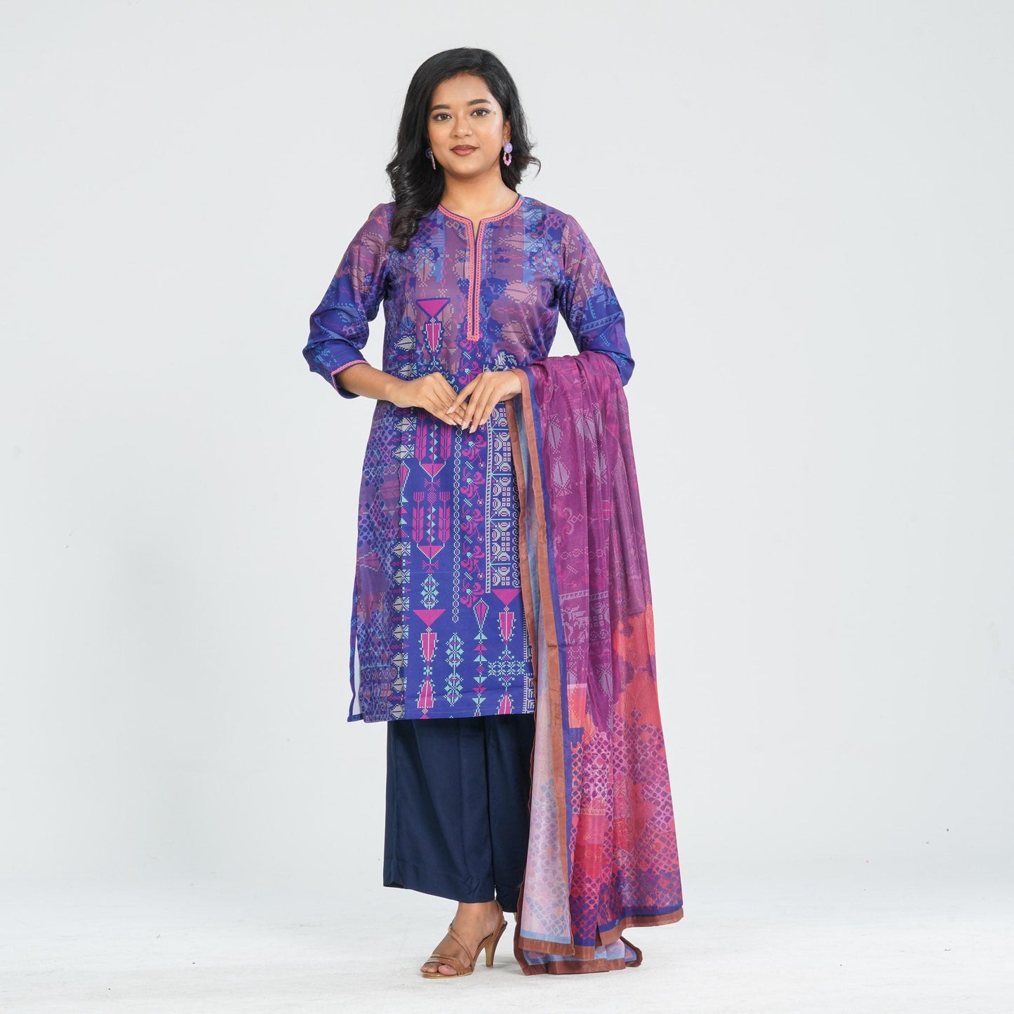 Women’s Silk Three Pcs Set