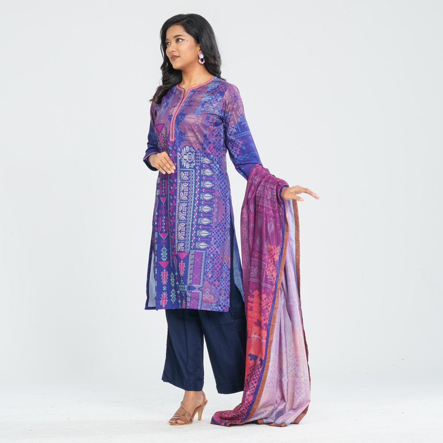 Women’s Silk Three Pcs Set