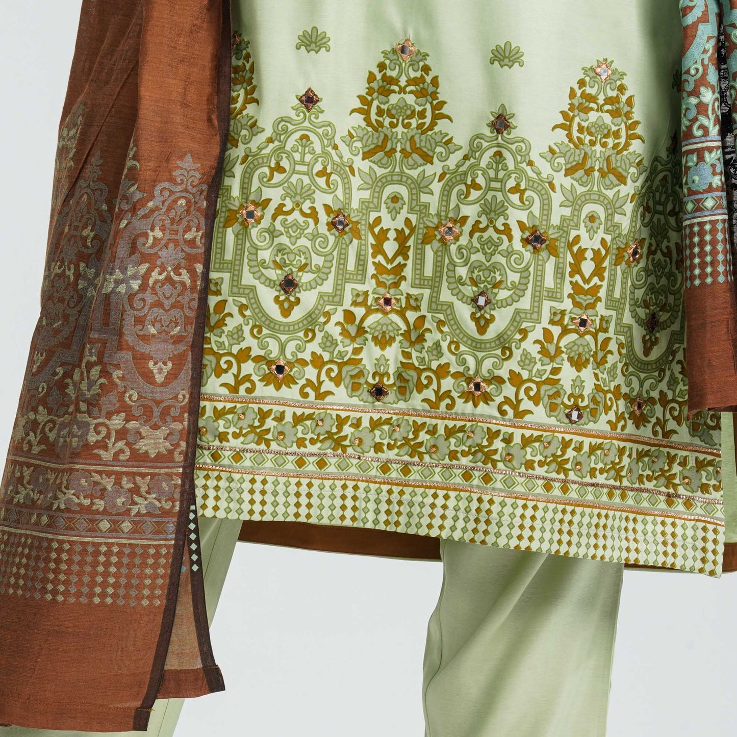 Women’s Blended Silk Three Piece Set