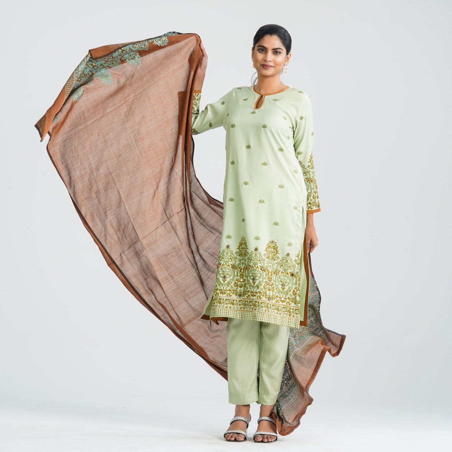 Women’s Blended Silk Three Piece Set