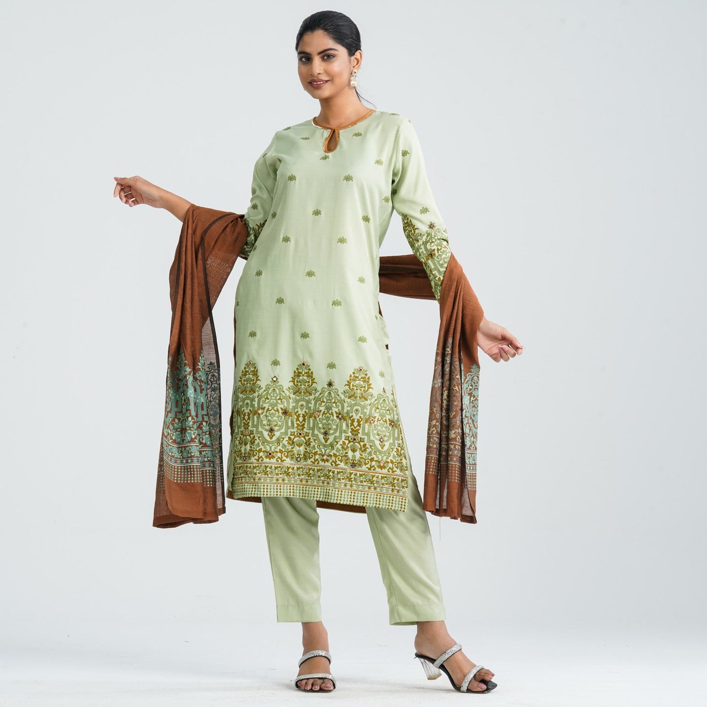 Women’s Blended Silk Three Piece Set