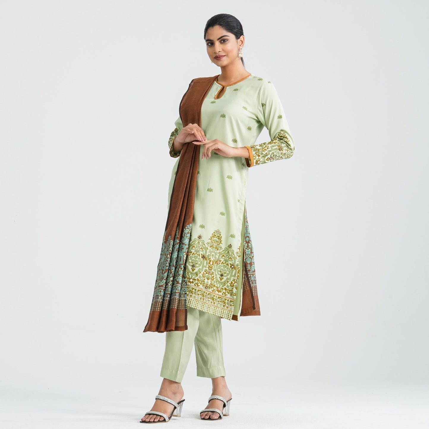Women’s Blended Silk Three Piece Set