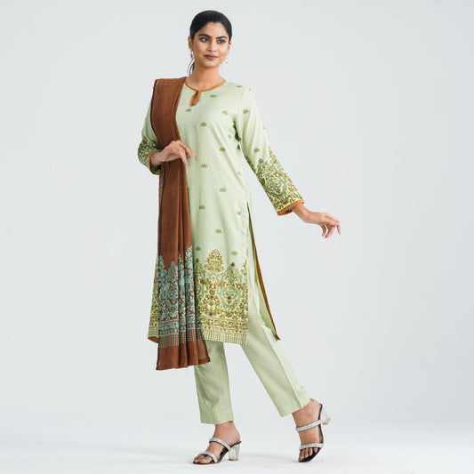 Women’s Blended Silk Three Piece Set
