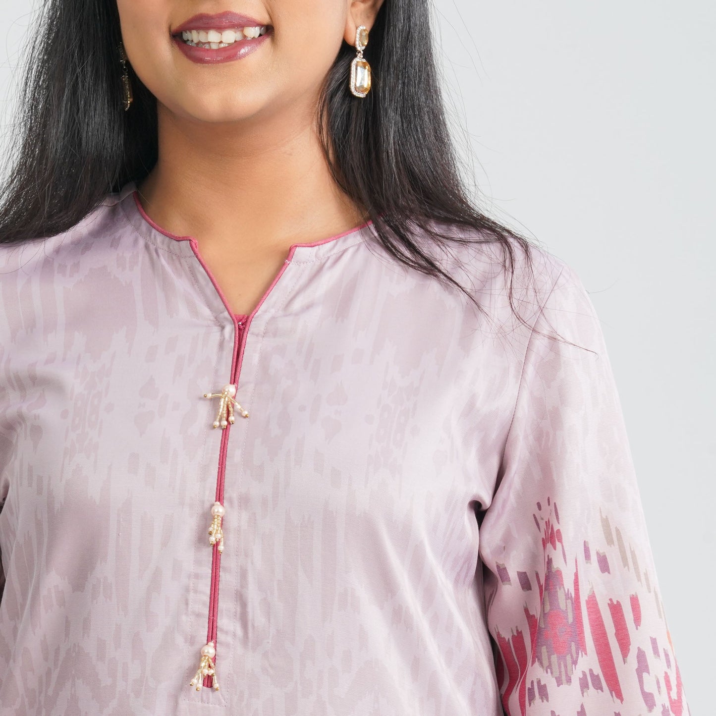 Women Blended Silk Three Piece Set
