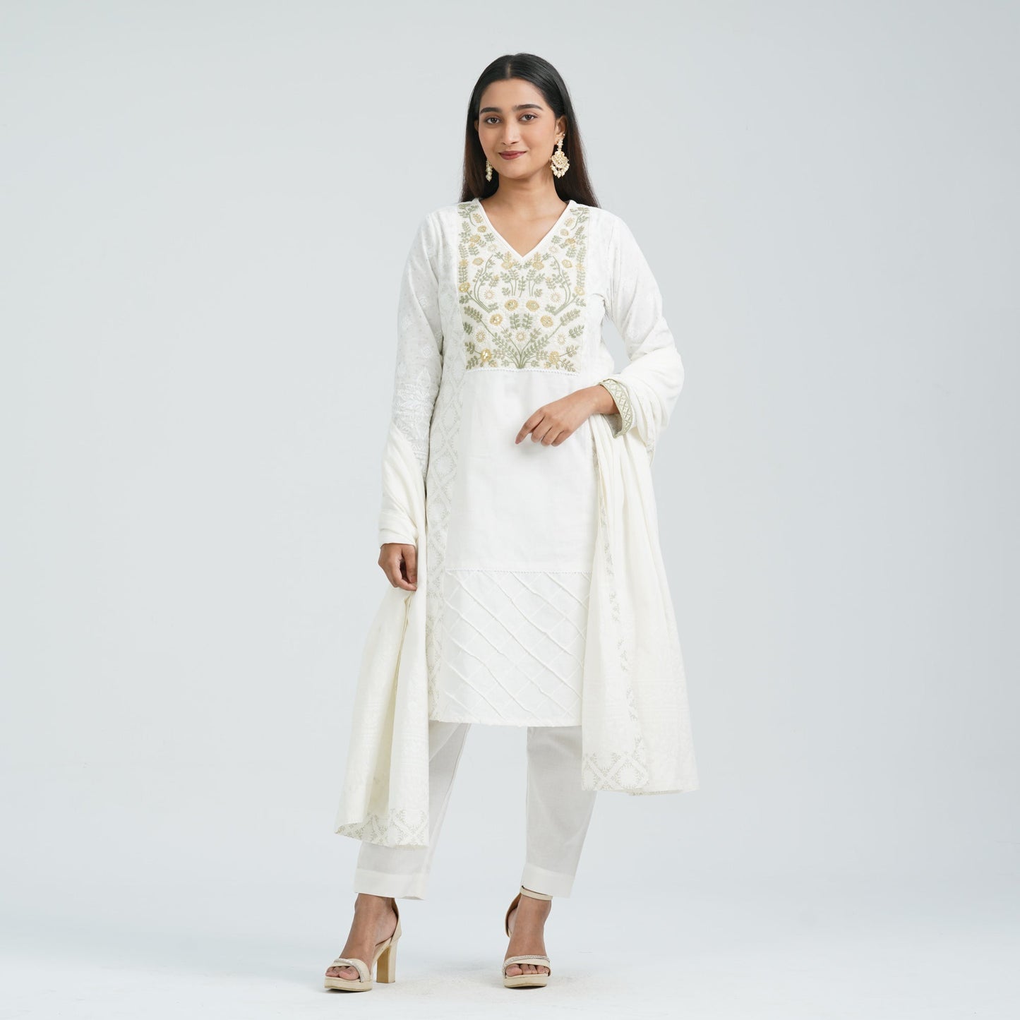 Women’s Blended Cotton Three Piece  Set