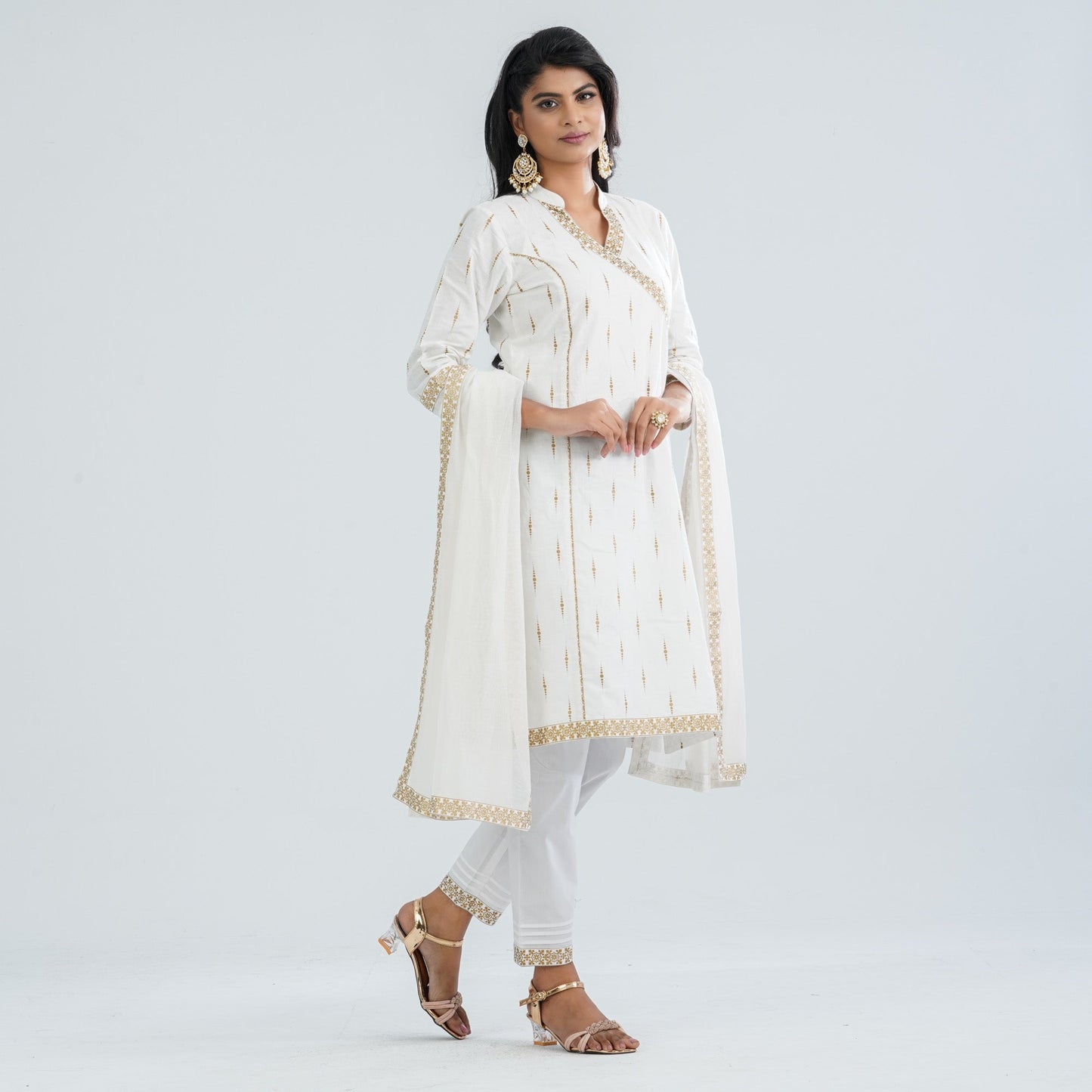 Women’s Blended Cotton Three Piece  Set