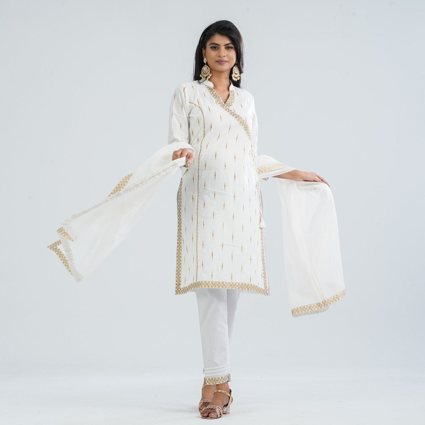Women’s Blended Cotton Three Piece  Set