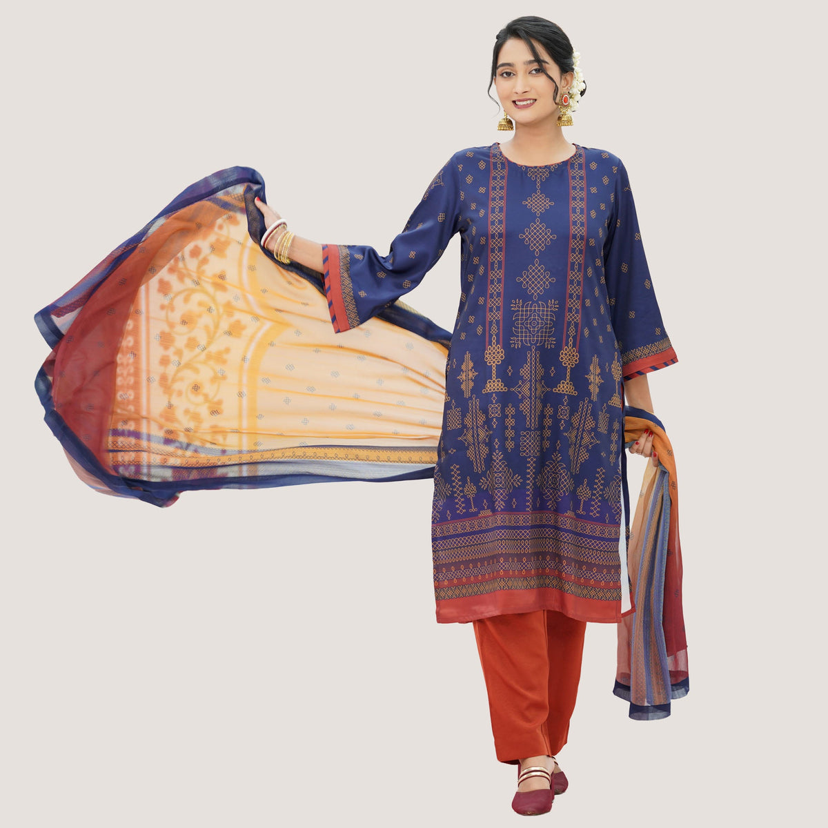 Womens Navy 3-Piece