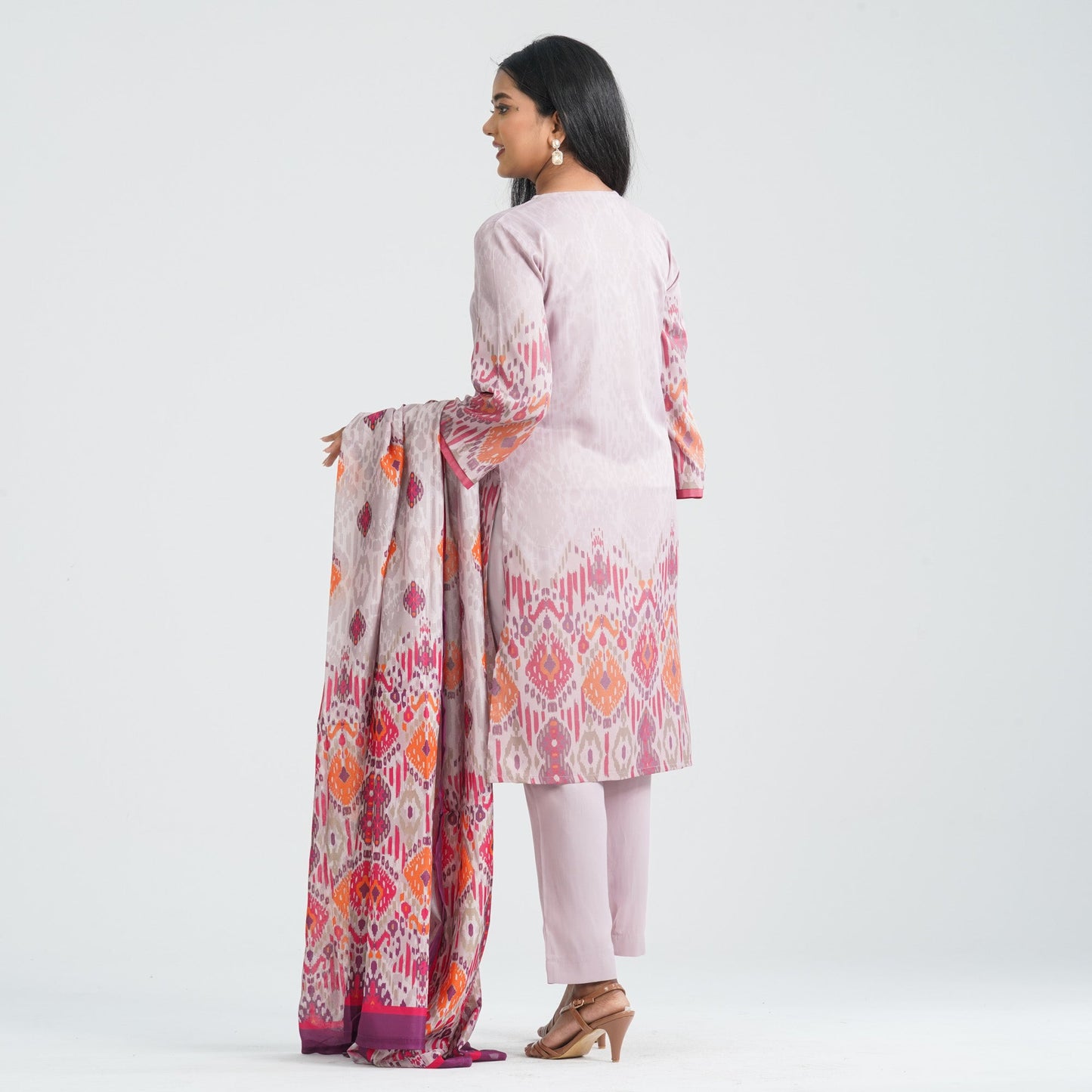 Women Blended Silk Three Piece Set
