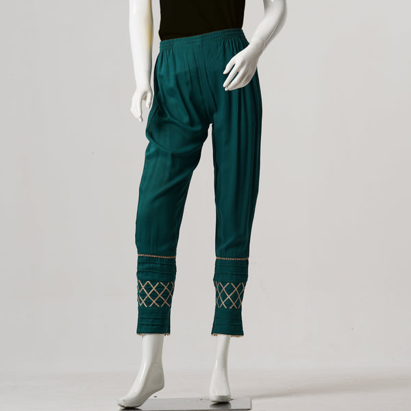 ETHNIC BOTTOM-GREEN