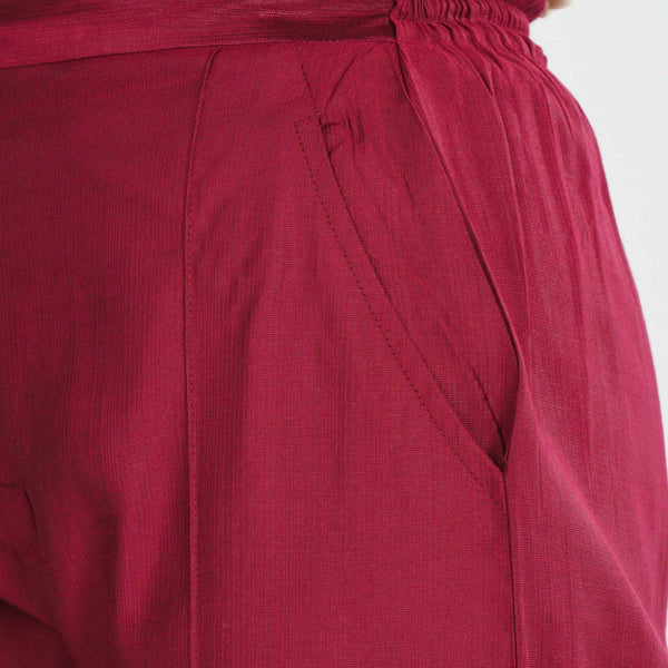 ETHNIC BOTTOM-MAROON