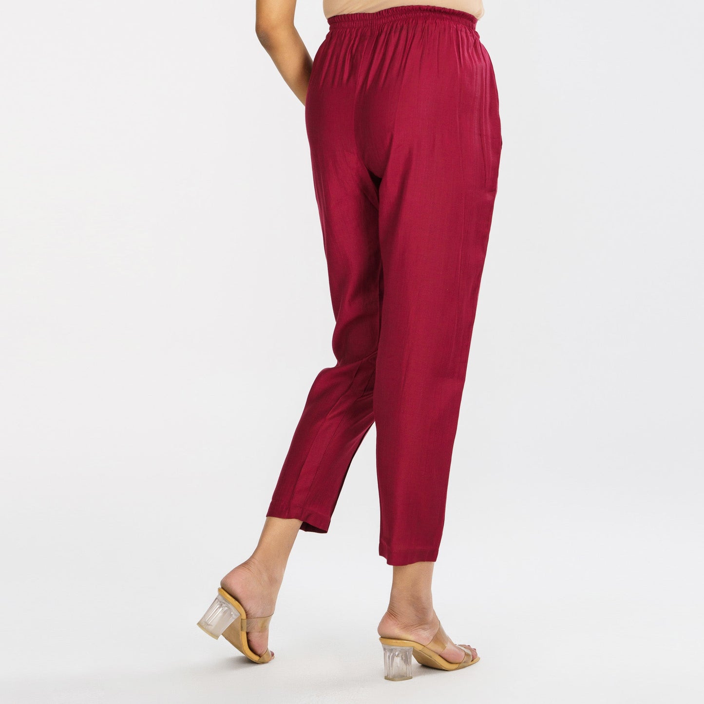 Womens Ethnic Maroon Bottom