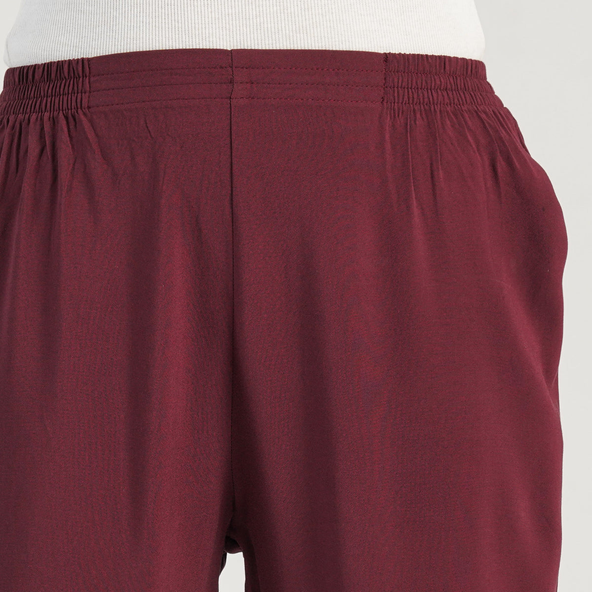 Womens Maroon Bottom