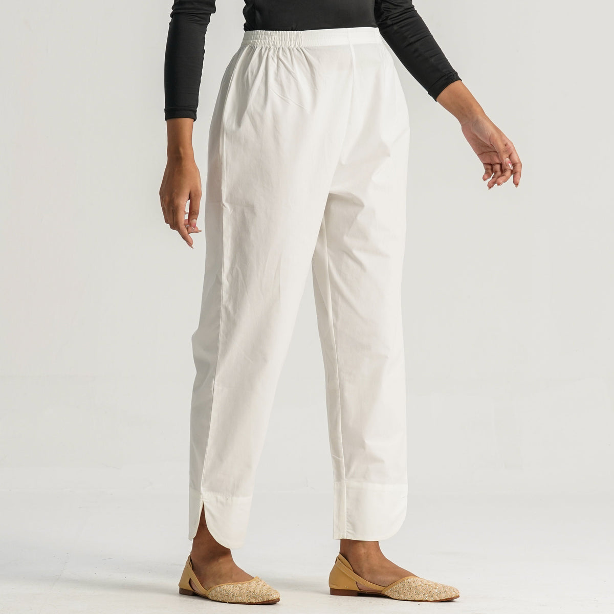Womens White Bottom