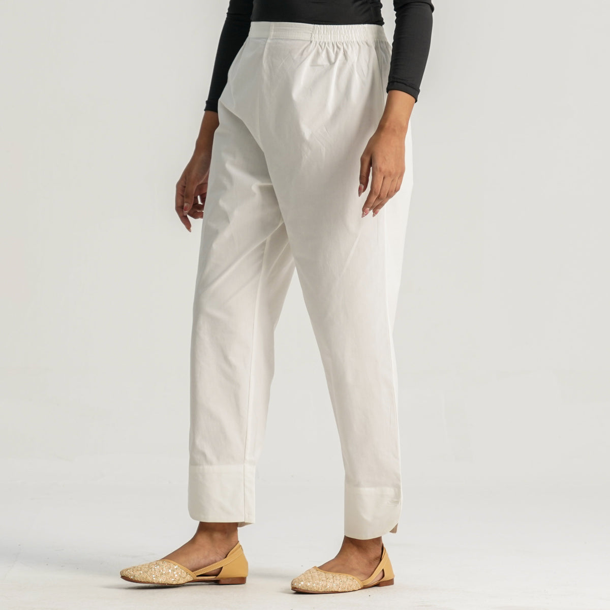Womens White Bottom