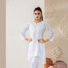 Load image into Gallery viewer, Womens Ethnic White Shrug
