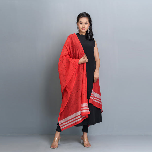 Ladies Dupatta- Red