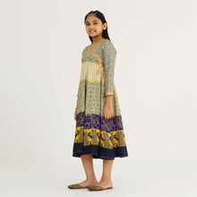 Load image into Gallery viewer, Girl&#39;s Yellow Ethnic Gown
