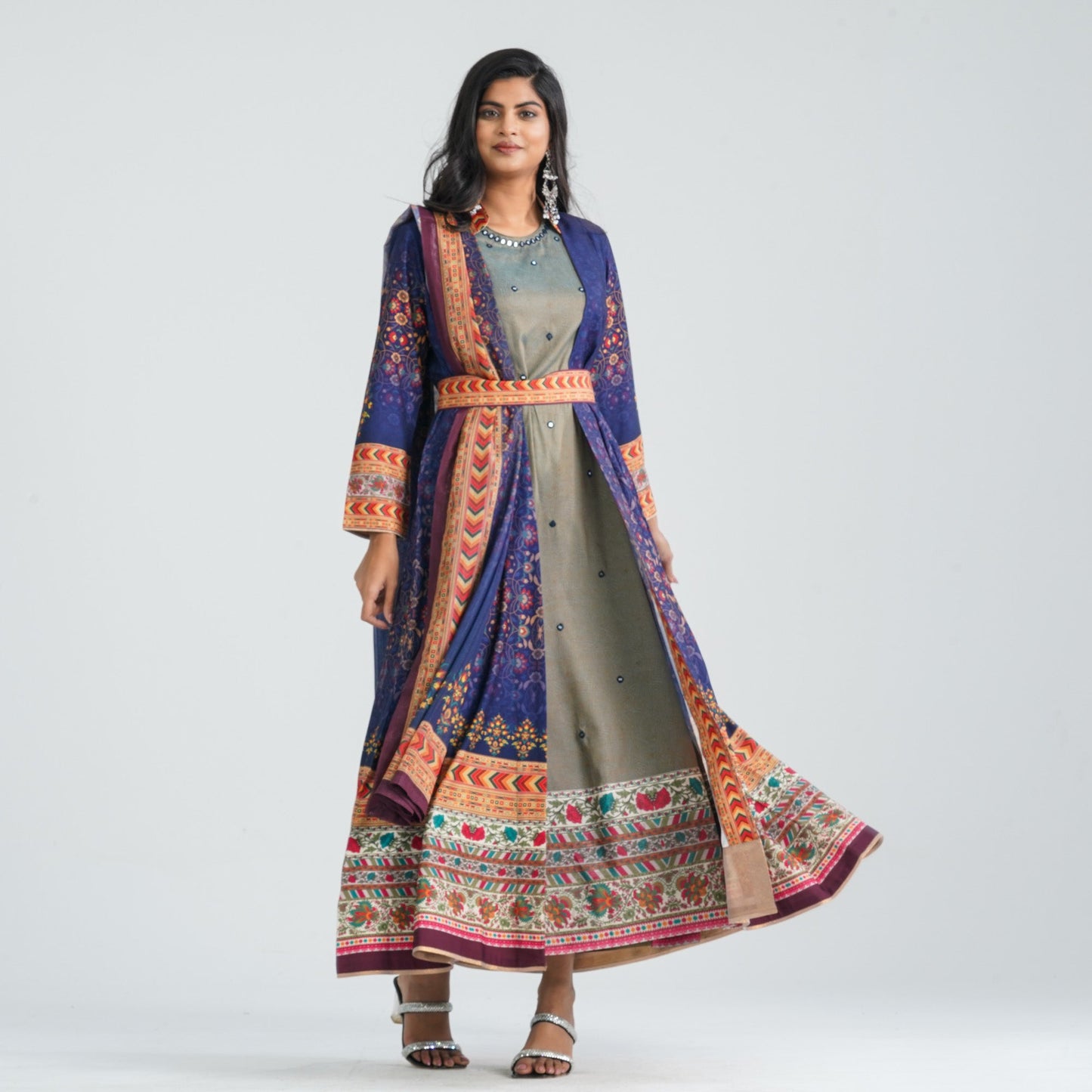 Women's Blended Silk Gown
