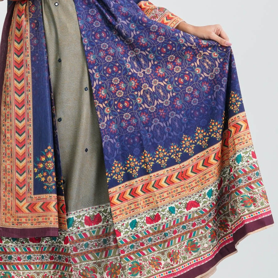 Women's Blended Silk Gown