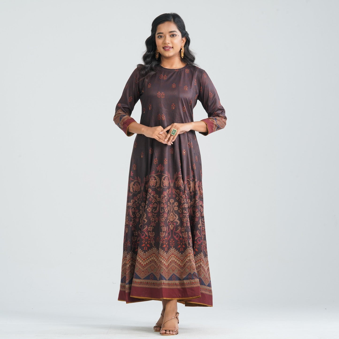 Women Crepe Georgette Gown