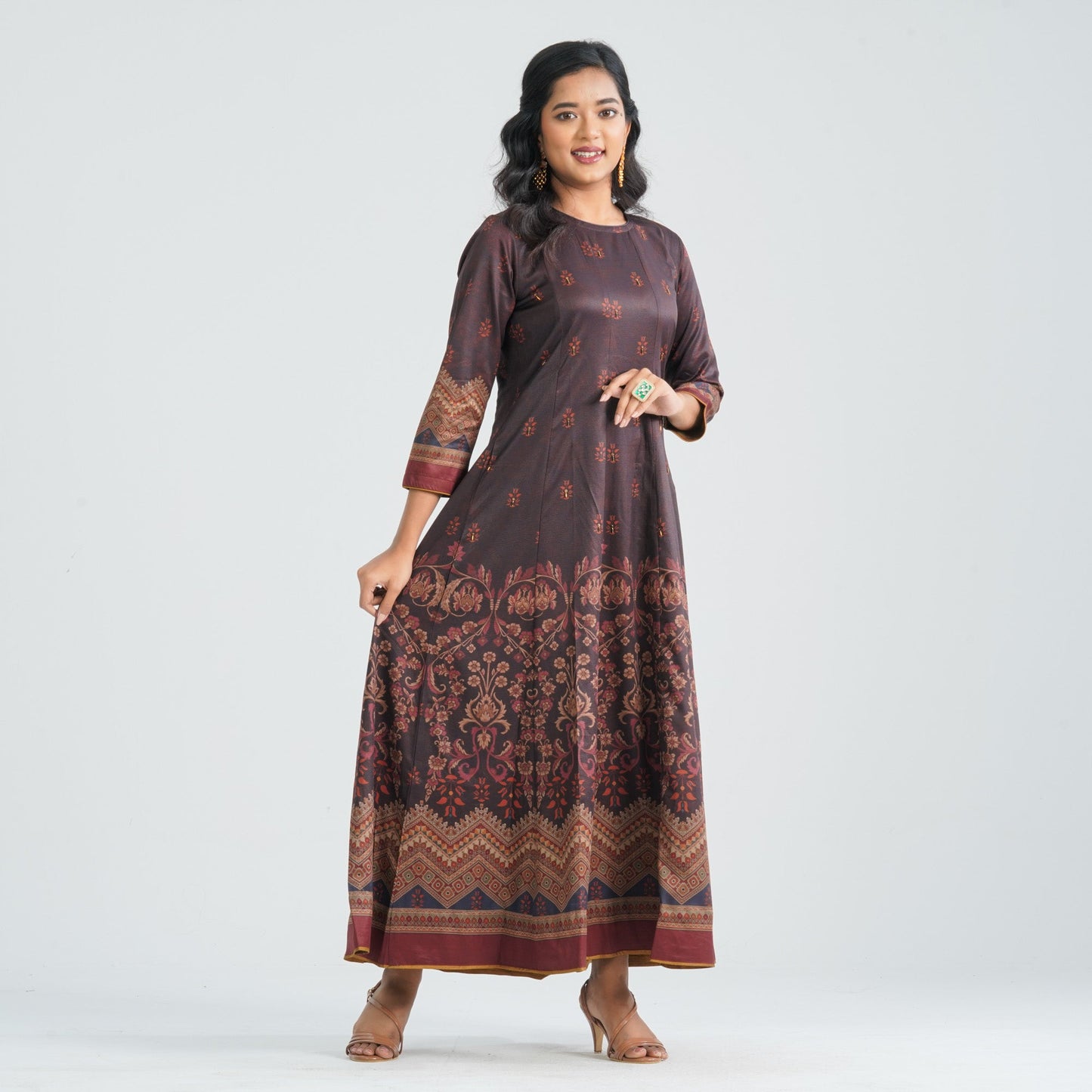 Women Crepe Georgette Gown
