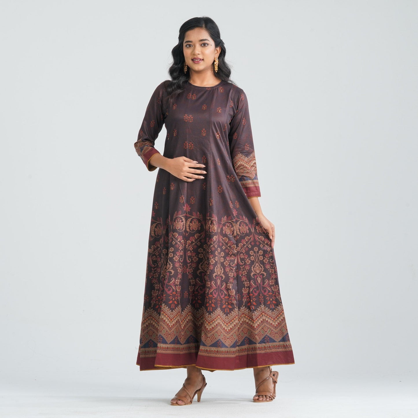 Women Crepe Georgette Gown